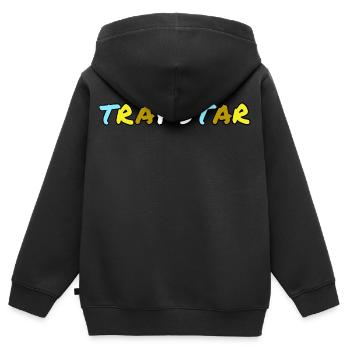 Trapstar - Kinder Premium Organic Zip Hoodie - Schwarz - Hinten - AI Model Kid Male (0cm)