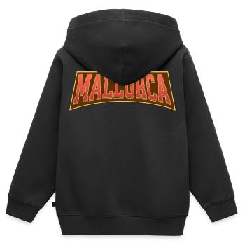 Mallorca - Kinder Premium Organic Zip Hoodie - Schwarz - Hinten - AI Model Kid Male (0cm)
