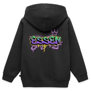 Essen Germany City Graffiti Spray Sprayer - Kids Premium Organic Zip-up Hoodie - black - Back - AI Model Kid Male (0cm)