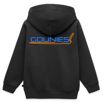 El Gounies - not just a brand - Kids Premium Organic Zip-up Hoodie - black - Back - AI Model Kid Male (0cm)