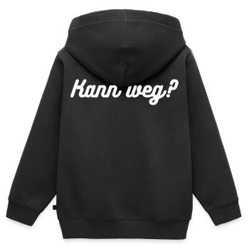 Heimatliebe Nord - Kinder Premium Organic Zip Hoodie - Schwarz - Hinten - AI Model Kid Male (0cm)