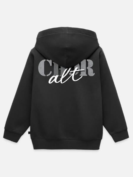 Chor Alt - Kinder Premium Organic Zip Hoodie - Schwarz