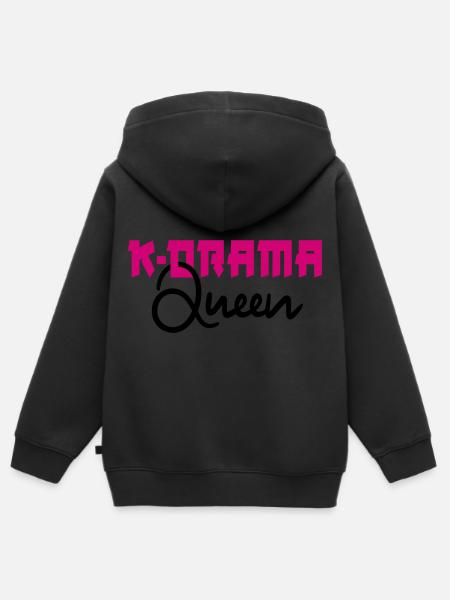 K-Drama Queen - Kinder Premium Organic Zip Hoodie - 