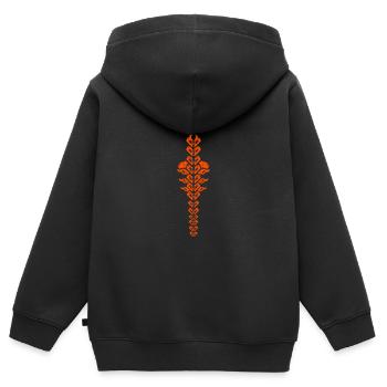 Sigil Tattoo Awesome Cybersigilism For A Geometric - Kids Premium Organic Zip-up Hoodie - black - Back - AI Model Kid Male (0cm)
