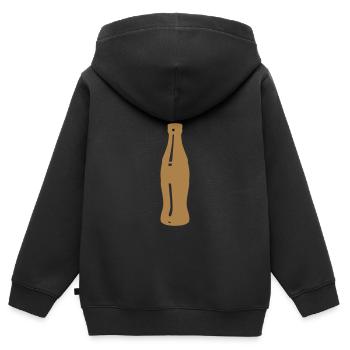 Flasche Limonade Getränk Geschenk Idee Wasser - Kinder Premium Organic Zip Hoodie - Schwarz - Hinten - AI Model Kid Male (0cm)