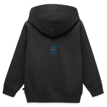 ARC 1959 - Sweat Premium à capuche zippé enfant bio - noir - Dos - AI Model Kid Male (0cm)