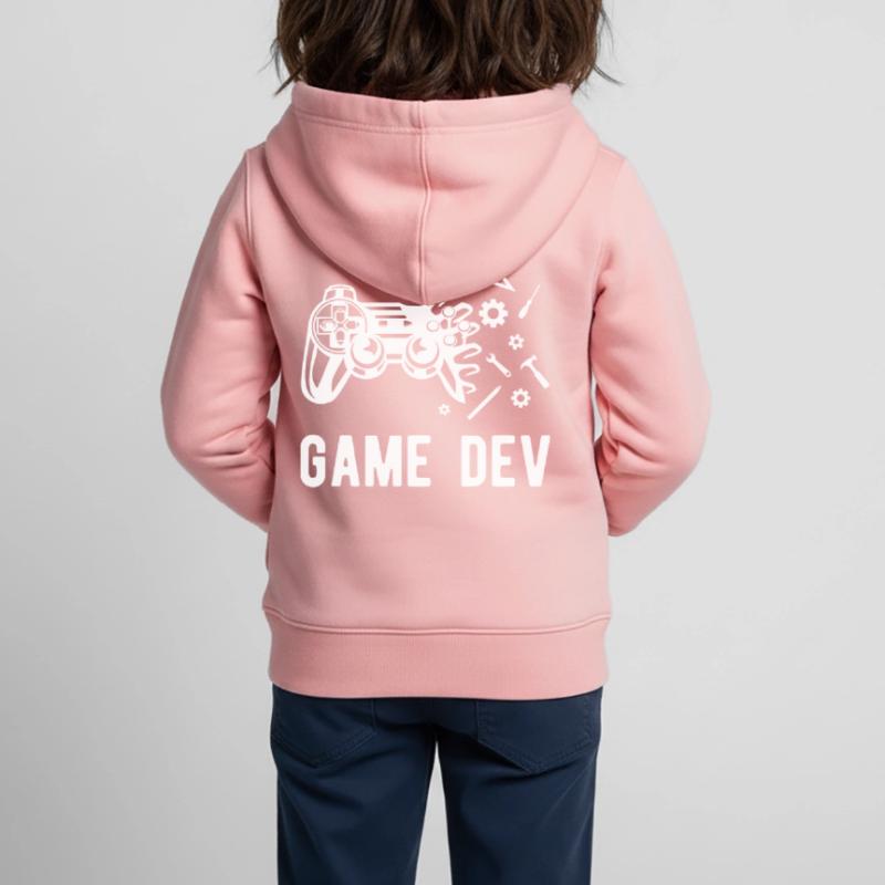 Game Dev Sweat Premium à capuche zippé enfant bio