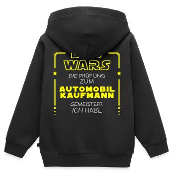 Das Wars Abschluss 2019 Automobilkaufmann Geschenk - Kinder Premium Organic Zip Hoodie - Schwarz - Hinten - AI Model Kid Male (0cm)