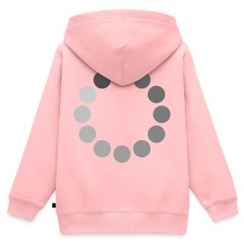 Loading Icon Circle - Kinder Premium Organic Zip Hoodie - Rosa - Hinten - AI Model Kid Female (0cm)