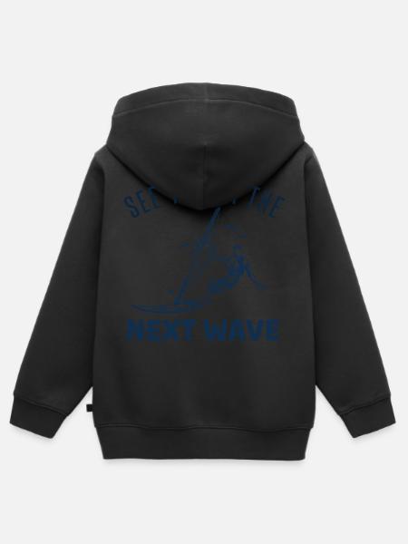 Windsurf Surf Windsurf - Kinder Premium Organic Zip Hoodie -