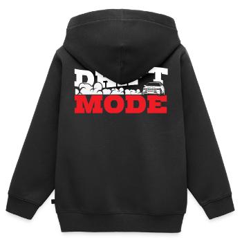 Drifting Sport Drift fans Racing Gaming - Sweat Premium à capuche zippé enfant bio - noir - Dos - AI Model Kid Male (0cm)