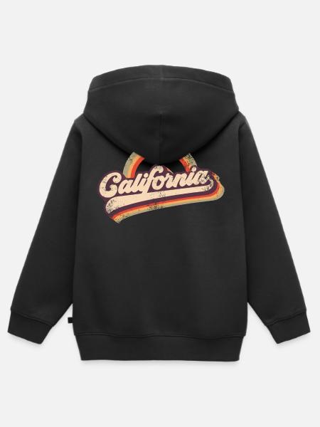 California 80s Retro - Kinder Premium Organic Zip Hoodie - Schwarz