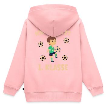 Schulkind Einschulung Schulanfang schulanfänger - Kinder Premium Organic Zip Hoodie - Rosa - Hinten - AI Model Kid Female (0cm)