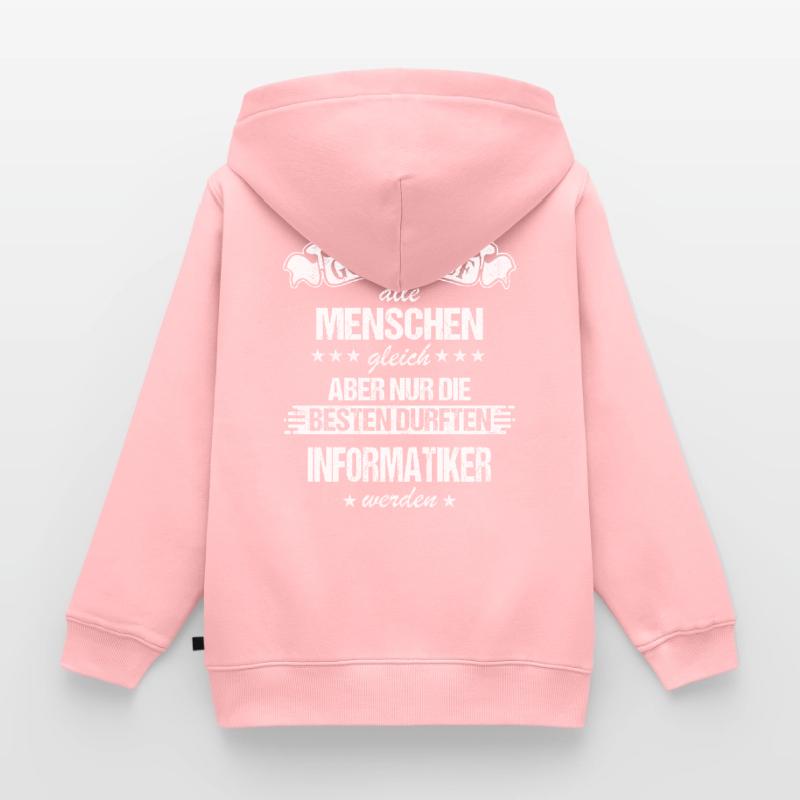 Informatiker Programmierer Informatik Spruch Kinder Premium Organic Zip Hoodie