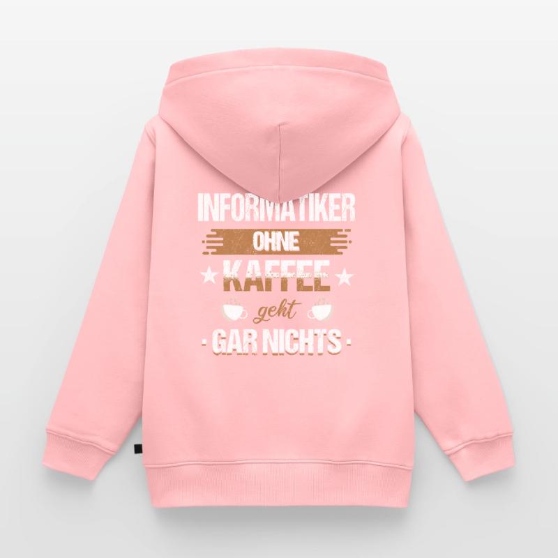 Informatiker Programmierer Informatik Spruch Kinder Premium Organic Zip Hoodie