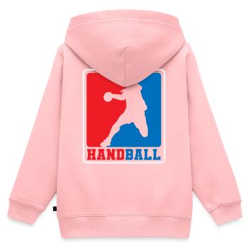 Handball Wettkampf Mannschaft Club - Kinder Premium Organic Zip Hoodie - Rosa - Hinten - AI Model Kid Female (0cm)