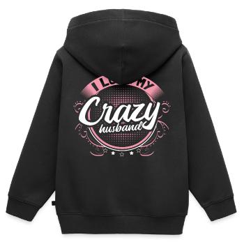 Mari mari Ehering - Sweat Premium à capuche zippé enfant bio - noir - Dos - AI Model Kid Male (0cm)