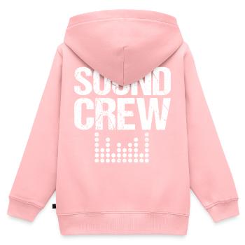 Sound Audio Crew Uniform Member - Kids Premium Organic Zip-up Hoodie - rose - Back - AI Model Kid Female (0cm)