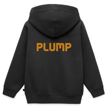 ich bin schwerfällig - Kinder Premium Organic Zip Hoodie - Schwarz - Hinten - AI Model Kid Male (0cm)