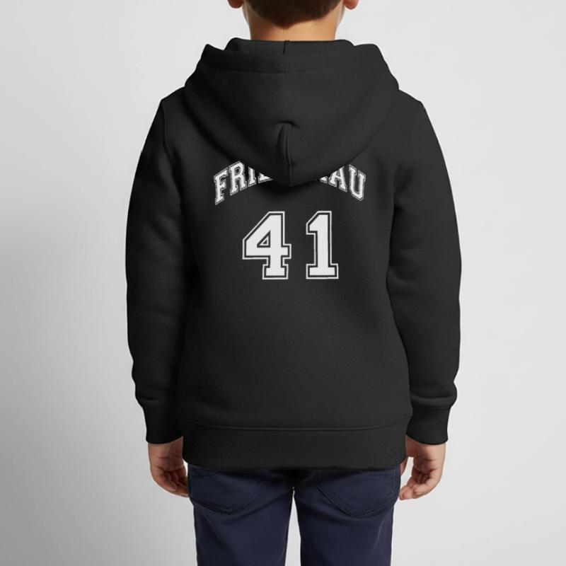 FRIEDENAU 41 Nostalgia Design Berlin District Zip Code Kids Premium Organic Zip-up Hoodie