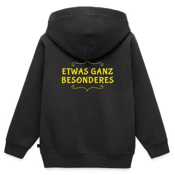 I'm fantastic - Kids Premium Organic Zip-up Hoodie - black - Back - AI Model Kid Male (0cm)