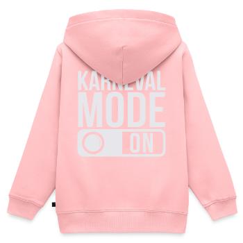 Karneval Mode On Fasching Fasnet - Kinder Premium Organic Zip Hoodie - Rosa - Hinten - AI Model Kid Female (0cm)