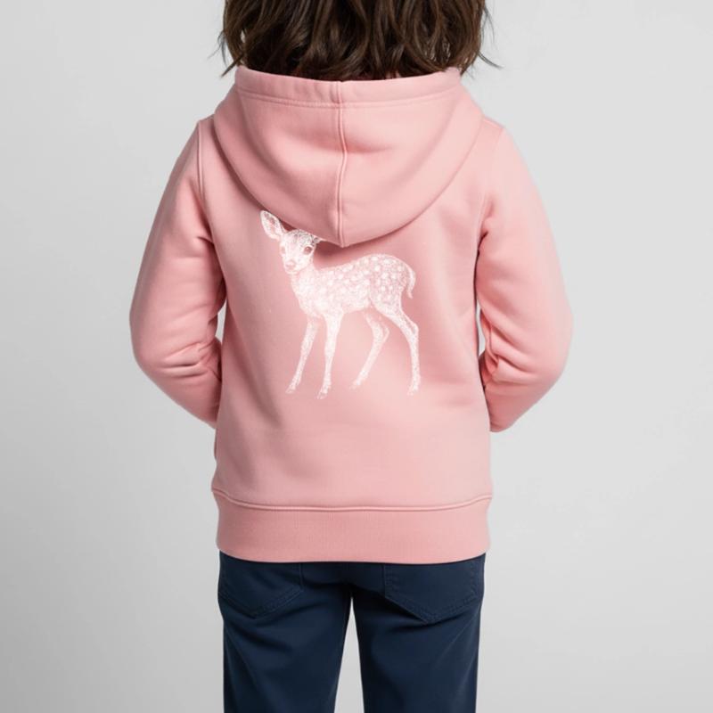 Rehkitz Kinder Premium Organic Zip Hoodie