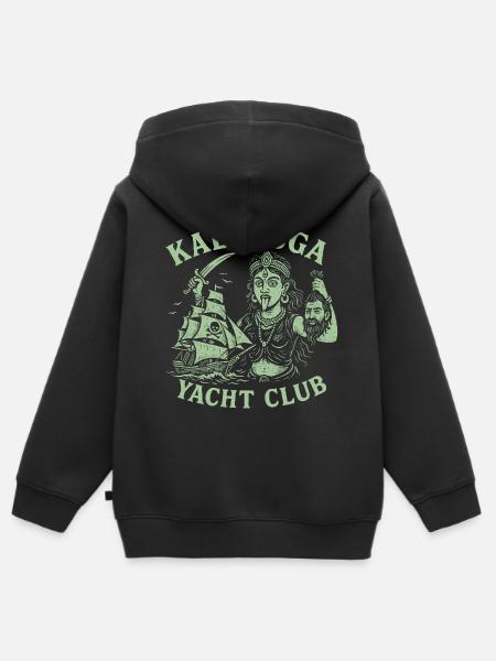 Kali Yuga Yacht Club - Kinder Premium Organic Zip Hoodie - Schwarz
