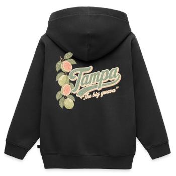 Tampa The Big Guava Retro - Sweat Premium à capuche zippé enfant bio - noir - Dos - AI Model Kid Male (0cm)