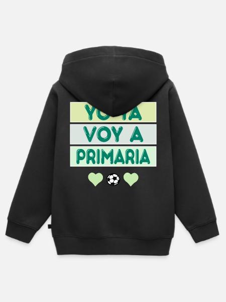 Grundschulschüler - Kinder Premium Organic Zip Hoodie - Schwarz