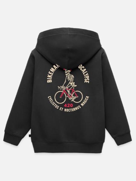 Bikeman of the Apocalypse - Kinder Premium Organic Zip Hoodie - Schwarz
