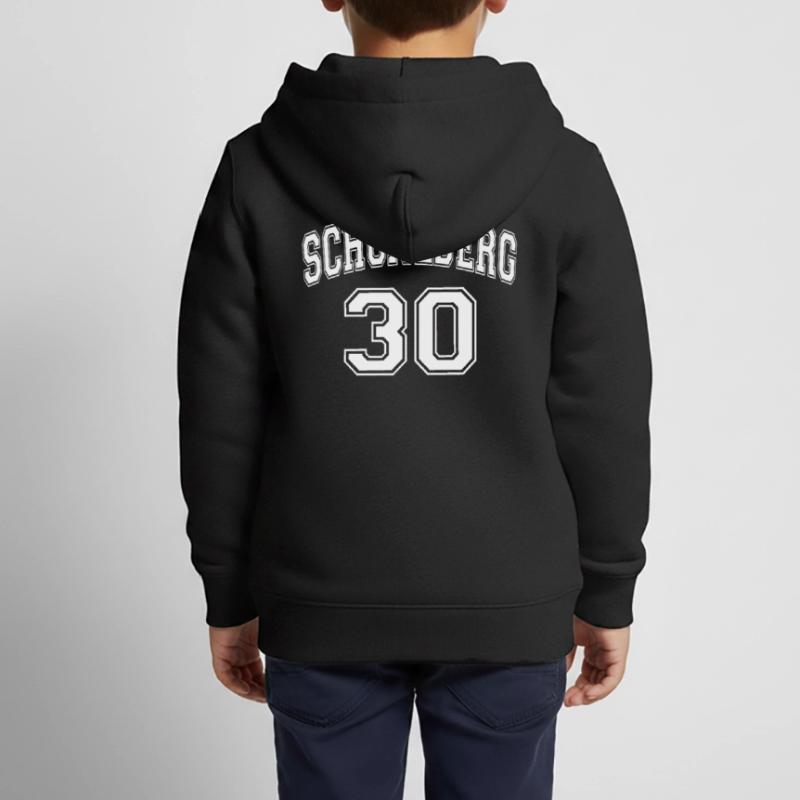 SCHÖNEBERG 30 Nostalgia Design Berlin District Zip Code Kids Premium Organic Zip-up Hoodie
