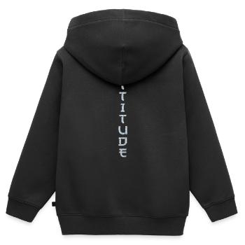 Tattoo Element Vektor Tattoo Körperkunst Haltung - Kinder Premium Organic Zip Hoodie - Schwarz - Hinten - AI Model Kid Male (0cm)