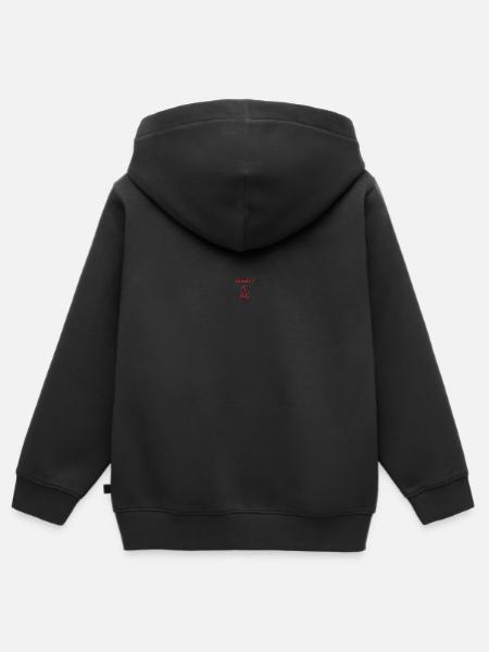 Wolf Kurt Bozkurt - Kinder Premium Organic Zip Hoodie - Schwarz