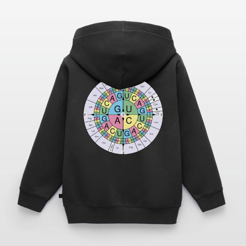 Biochemistry RNA codon code sun Kids Premium Organic Zip-up Hoodie