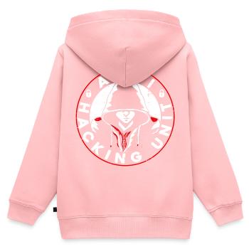 Programmer Coder Software Developer - Kids Premium Organic Zip-up Hoodie - rose - Back - AI Model Kid Female (0cm)