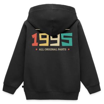 Legendär seit 1995 Original 1995 - Kinder Premium Organic Zip Hoodie - Schwarz - Hinten - AI Model Kid Male (0cm)