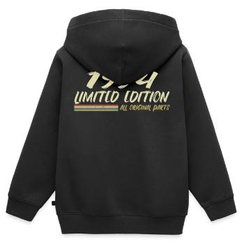 1994 Geburtstagsgeschenkidee 1994 - Kinder Premium Organic Zip Hoodie - Schwarz - Hinten - AI Model Kid Male (0cm)