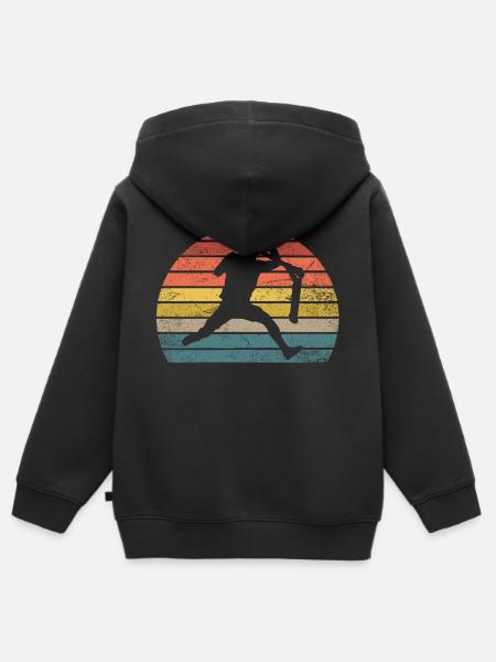 Scooter Stunt - Kinder Premium Organic Zip Hoodie - Schwarz