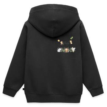 Wild One Safari First Birthday erster Geburtstag 1 - Kinder Premium Organic Zip Hoodie - Schwarz - Hinten - AI Model Kid Male (0cm)