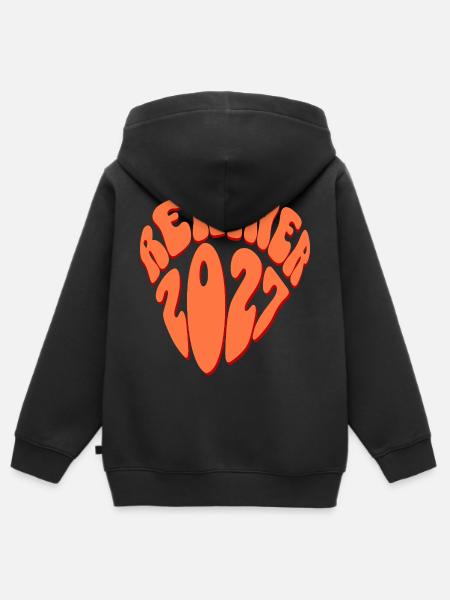 Rentner 2027 - Kinder Premium Organic Zip Hoodie - Schwarz
