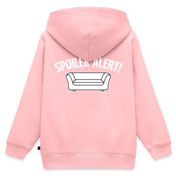 Réalisateur Cinéaste Spoiler Alert Adulte - Sweat Premium à capuche zippé enfant bio - rose - Dos - AI Model Kid Female (0cm)