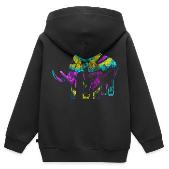 Mammut - Kinder Premium Organic Zip Hoodie - Schwarz - Hinten - AI Model Kid Male (0cm)