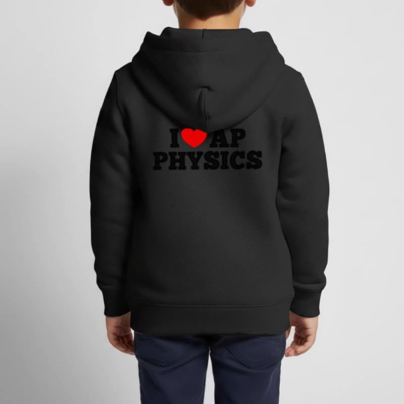 AP Physics Funny High School AP Class Survivor Kids Premium Organic Zip-up Hoodie