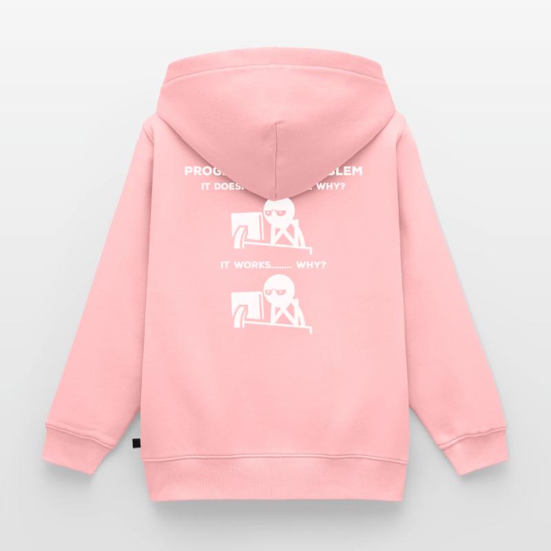 Computer Scientist Problem Kids Premium Organic Zip-up Hoodie
