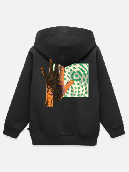 Genesis Invisible Touch Logo - Kinder Premium Organic Zip Hoodie -
