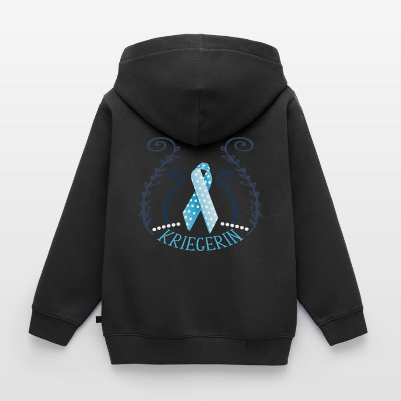 Lipedema Lymphedema Loop Loop support Kids Premium Organic Zip-up Hoodie