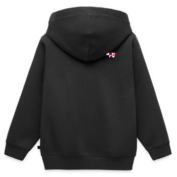 Panama Kanada Flagge - Kinder Premium Organic Zip Hoodie - Schwarz - Hinten - AI Model Kid Male (0cm)