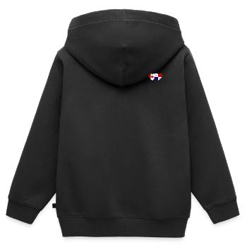Kanada Panama Flagge - Kinder Premium Organic Zip Hoodie - Schwarz - Hinten - AI Model Kid Male (0cm)
