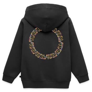 String Theory Science - Kids Premium Organic Zip-up Hoodie - black - Back - AI Model Kid Male (0cm)